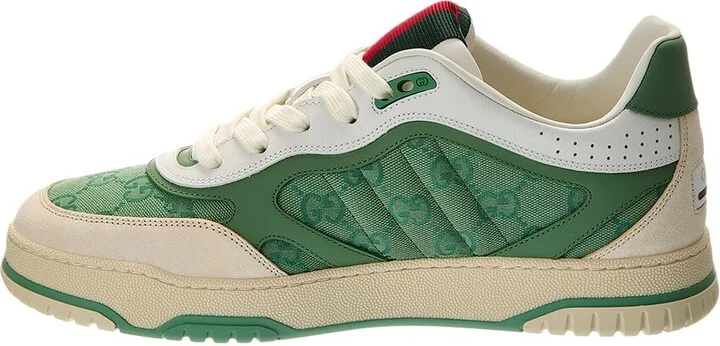 Gucci Re-Web Gg Canvas & Leather Sneaker - Image 2