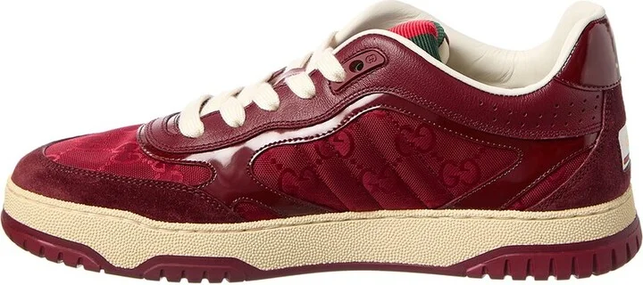 Gucci Re-Web Gg Canvas & Leather Sneaker - Image 2