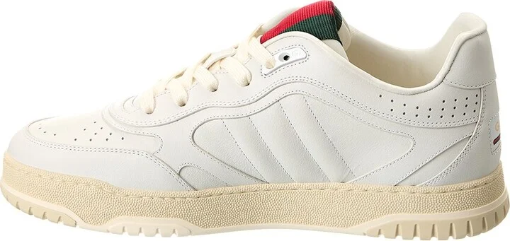Gucci Re-Web Leather Sneaker - Image 2