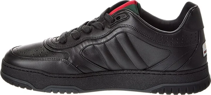Gucci Re-Web Leather Sneaker - Image 2