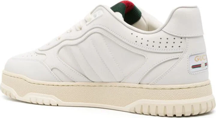 Gucci Re-Web Leather Sneakers - Image 3