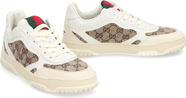 Gucci Re-Web Low-Top Sneakers - Image 3