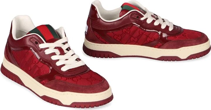 Gucci Re-Web Low-Top Sneakers - Image 3