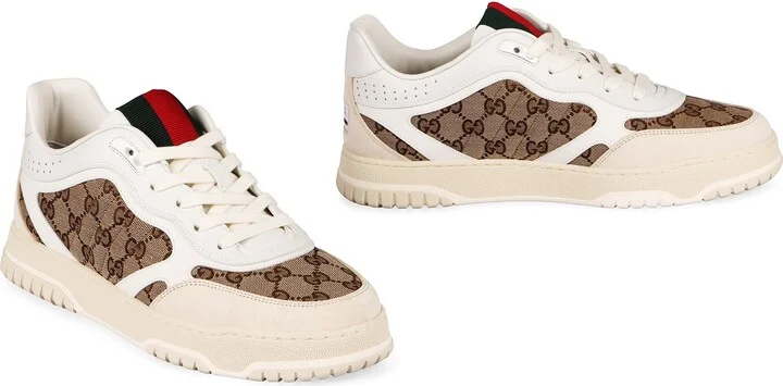 Gucci Re-Web Low-Top Sneakers - Image 3
