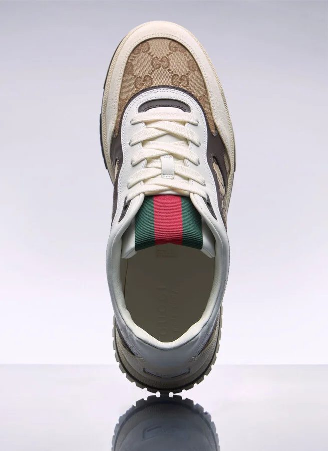 Gucci Re-web Sneakers - Man Sneakers Beige Uk - 09 - Image 7