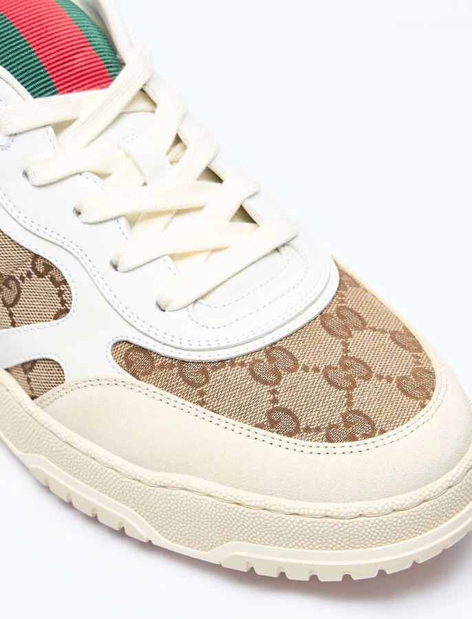 Gucci Re-web Sneakers - Man Sneakers Beige Uk - 10 - Image 2