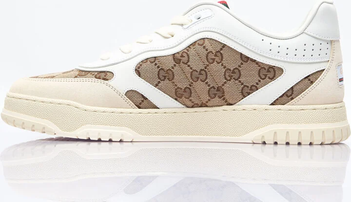 Gucci Re-web Sneakers - Man Sneakers Beige Uk - 10 - Image 4