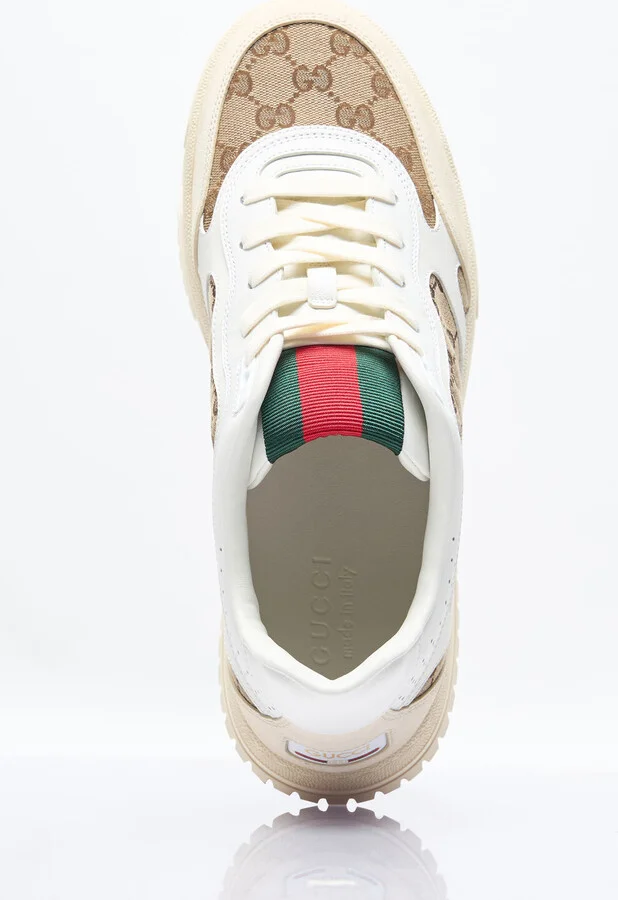 Gucci Re-web Sneakers - Man Sneakers Beige Uk - 10 - Image 7