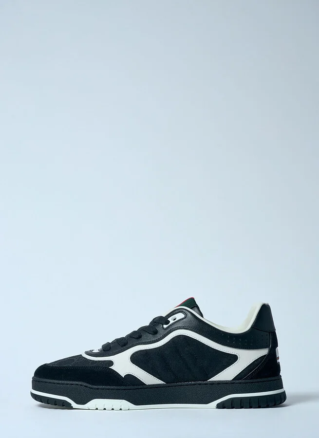 Gucci Re-web Sneakers - Man Sneakers Black Uk - 06 - Image 4