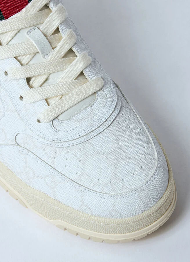 Gucci Re-web Sneakers - Man Sneakers White Uk - 10 - Image 3