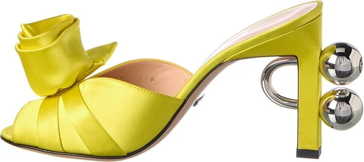 Gucci Satin Sandal - Image 2