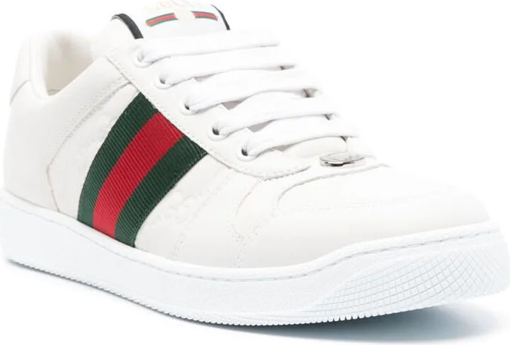 Gucci Screener Leather Sneakers - Image 3