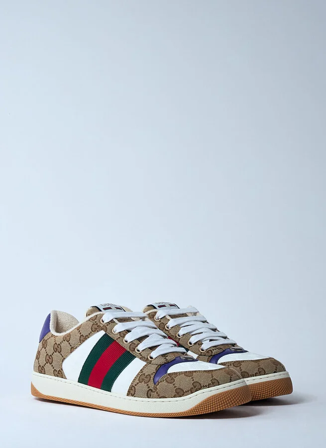Gucci Screener Sneaker - Man Sneakers Brown Uk - 06 - Image 2