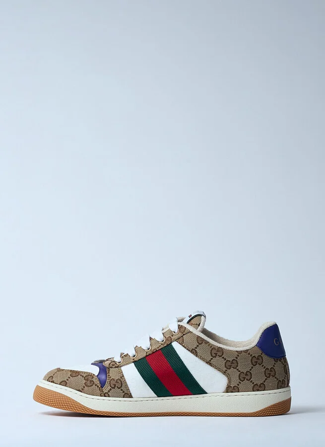 Gucci Screener Sneaker - Man Sneakers Brown Uk - 06 - Image 4