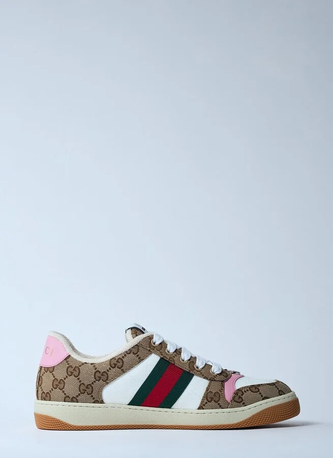 Gucci Screener Sneaker - Woman Sneakers Brown Eu - 35