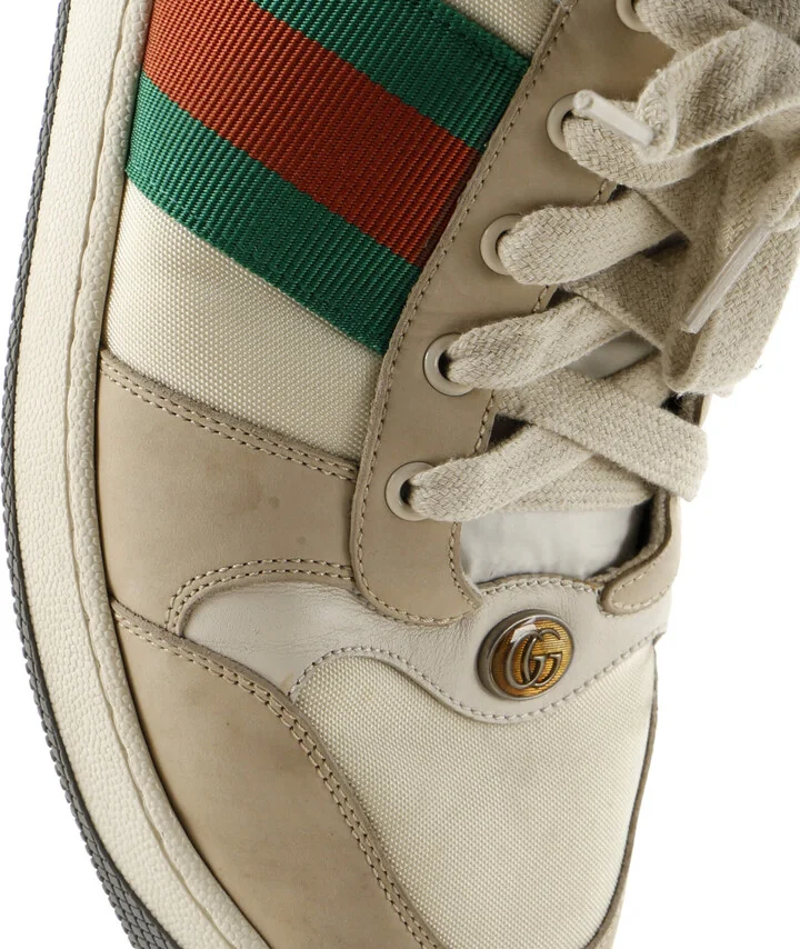 GUCCI Screener Sneakers Fabric and Leather - Image 5