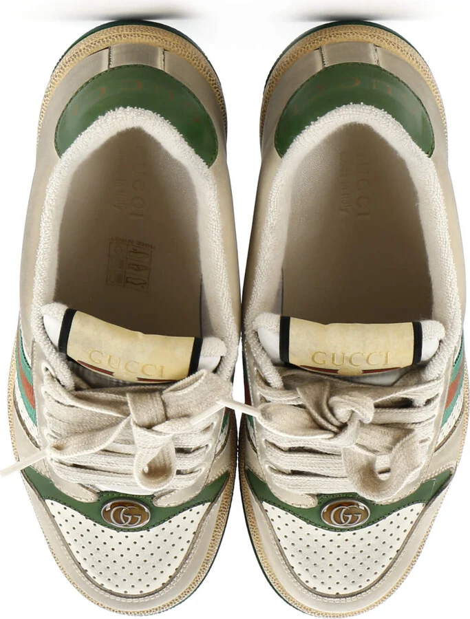 GUCCI Screener Sneakers Fabric and Leather - Image 2