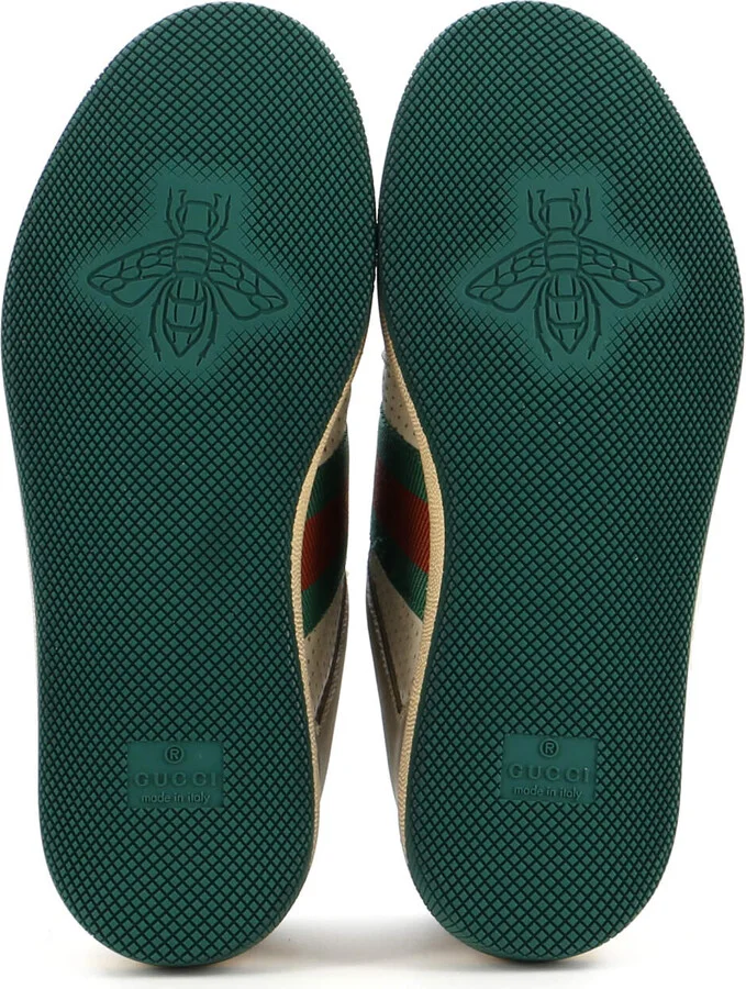 GUCCI Screener Sneakers Fabric and Leather - Image 4