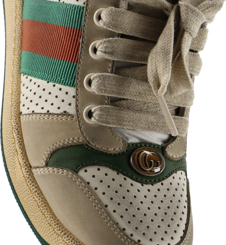 GUCCI Screener Sneakers Fabric and Leather - Image 5
