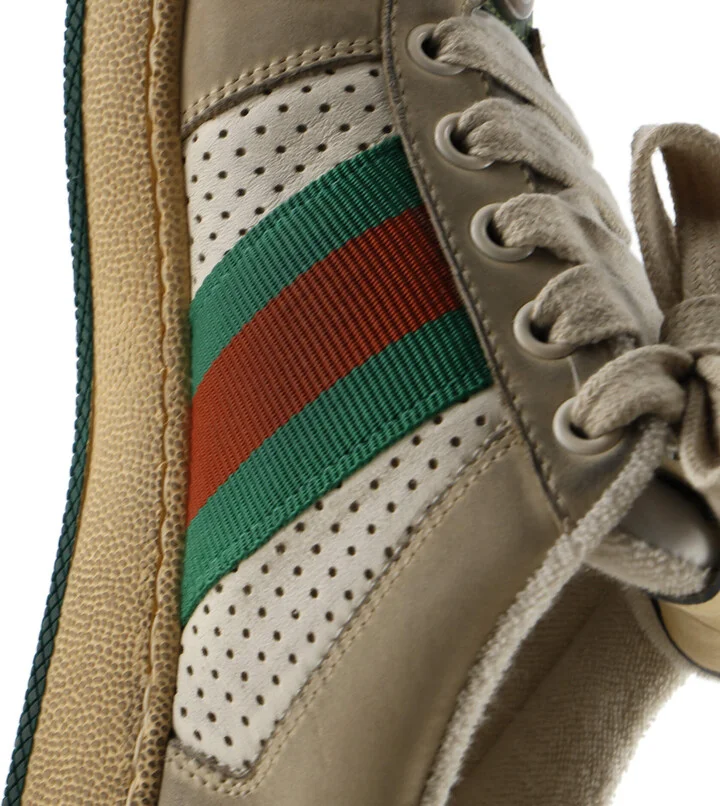 GUCCI Screener Sneakers Fabric and Leather - Image 7