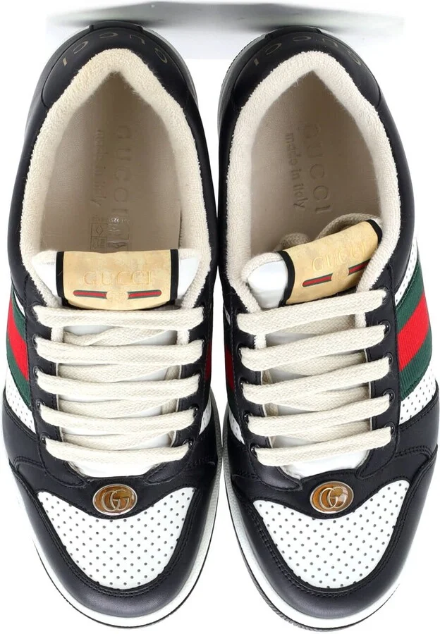 GUCCI Screener Sneakers Fabric and Leather - Image 2