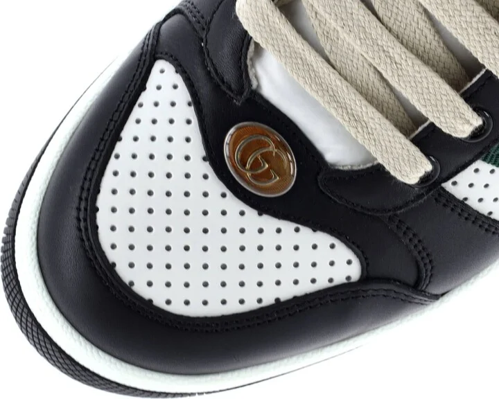 GUCCI Screener Sneakers Fabric and Leather - Image 5