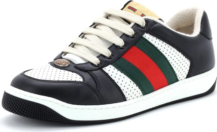 GUCCI Screener Sneakers Fabric and Leather