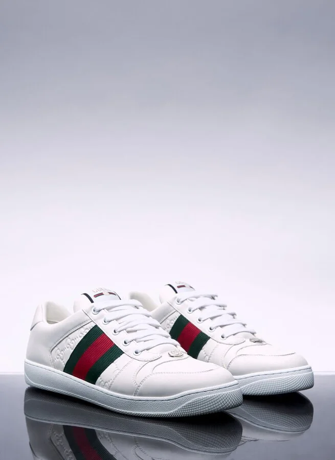 Gucci Screener Sneakers - Man Sneakers White Uk - 11 - Image 3