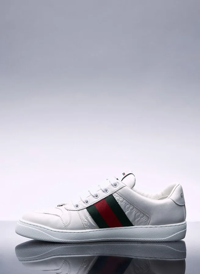 Gucci Screener Sneakers - Man Sneakers White Uk - 11 - Image 4