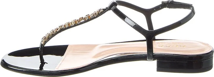 Gucci Signoria Patent Sandal - Image 2