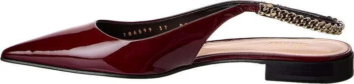 Gucci Signoria Patent Slingback Ballerina Flat - Image 2