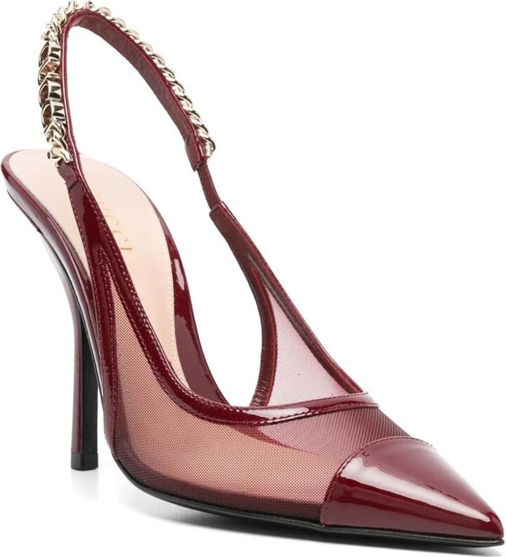 Gucci Signoria Slingback Pumps - Image 2