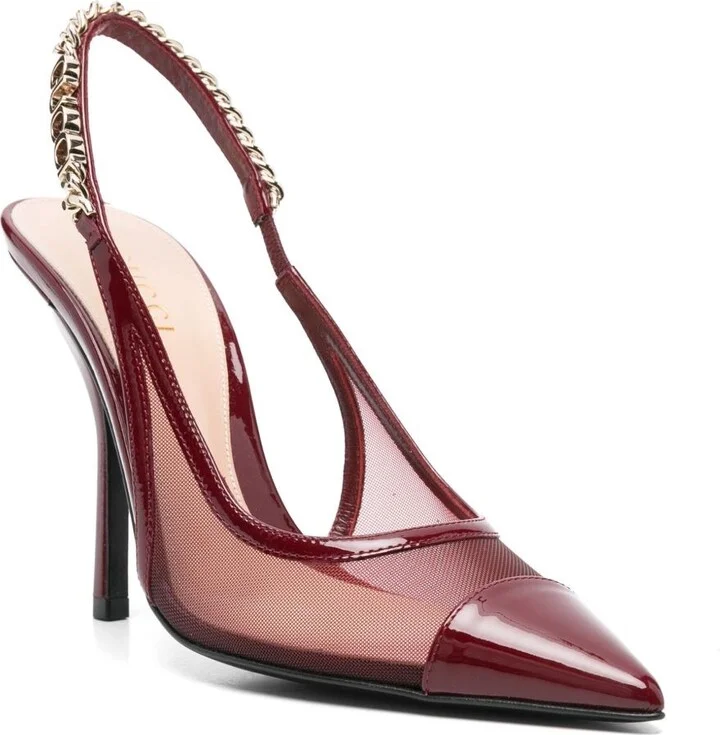Gucci Signoria Slingback Pumps - Image 2