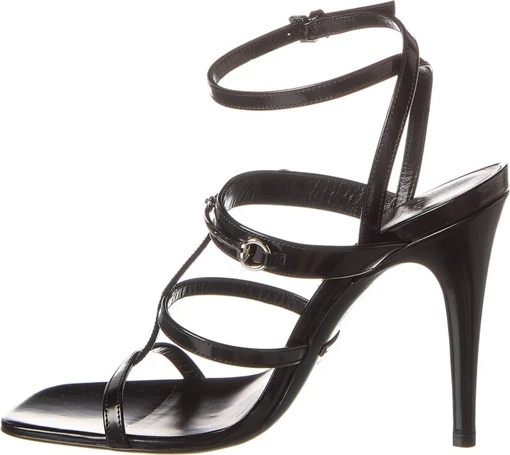 Gucci Slim Horsebit Leather Sandal - Image 2