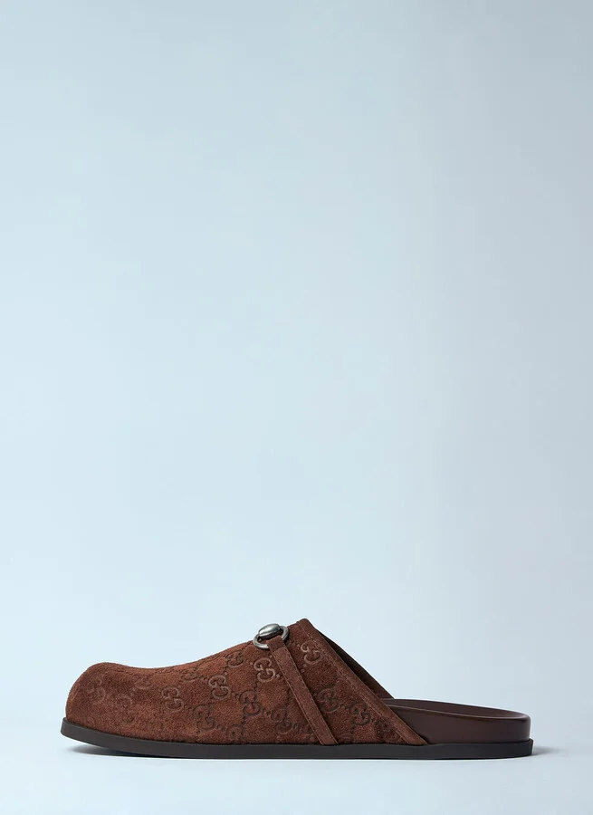 Gucci Suede Horsebit Mules - Man Mules Brown Uk - 12 - Image 4