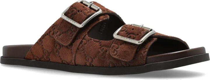Gucci Suede Slides - Image 4
