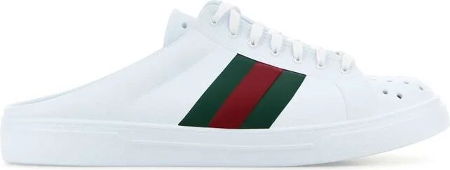 Gucci Web Detailed Ace Mules