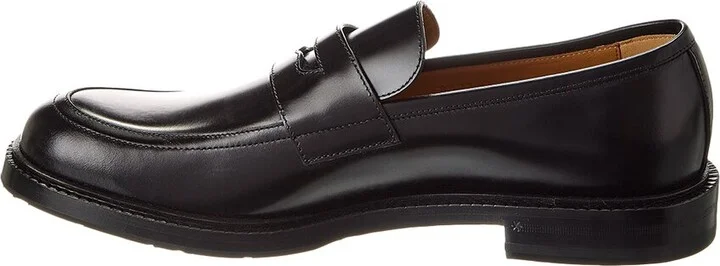 Gucci Web Leather Loafer - Image 2
