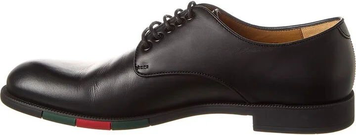 Gucci Web Leather Oxford - Image 2