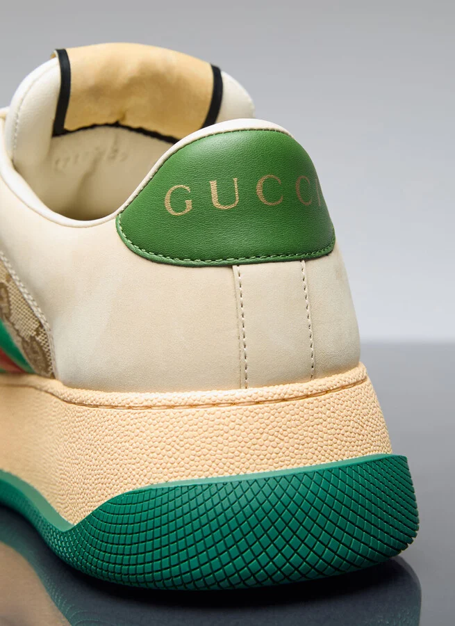 Gucci Web Screener Sneakers - Woman Sneakers Beige Eu - 41 - Image 5