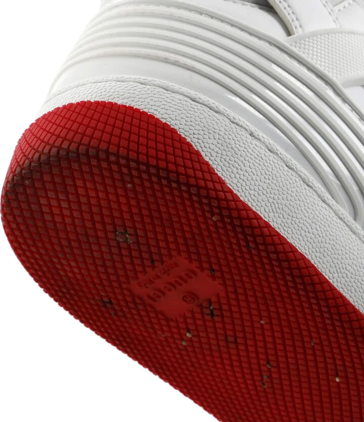 GUCCI Women's Gucci Basket High-Top Sneakers GG Coated Canvas and Demetra - Image 6