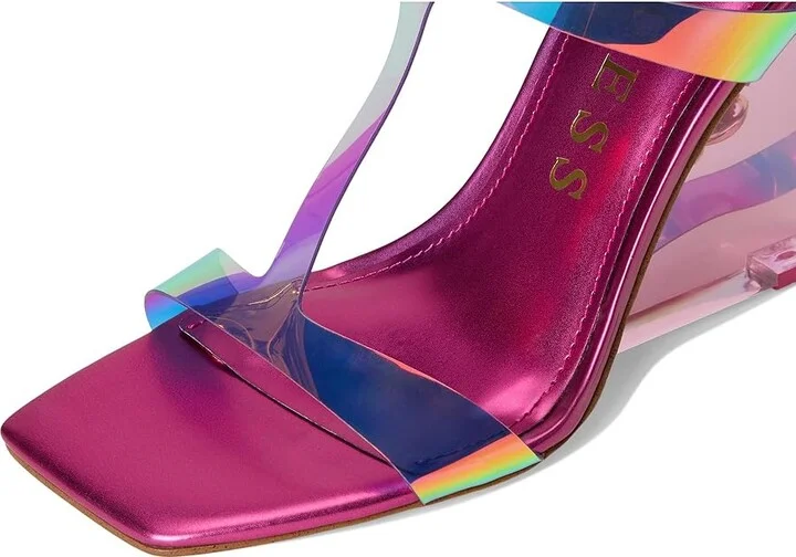 GUESS Bacio Women's Shoes Pink Mirror Metallic : 7 M, Synthetic - Image 2