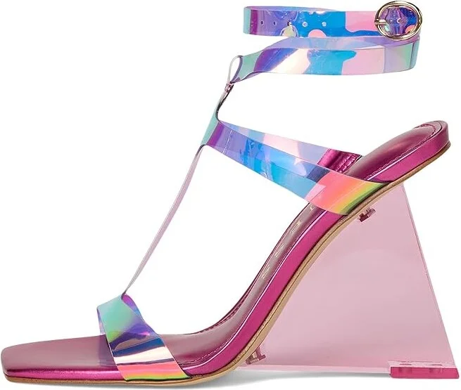 GUESS Bacio Women's Shoes Pink Mirror Metallic : 7 M, Synthetic - Image 6