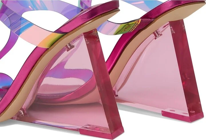 GUESS Bacio Women's Shoes Pink Mirror Metallic : 7 M, Synthetic - Image 7