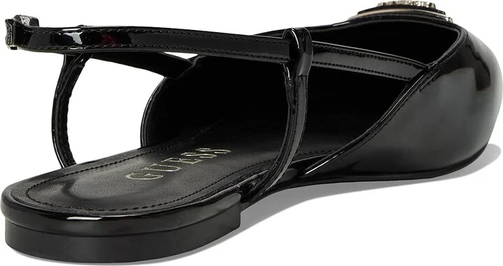 GUESS Bemas Women's Flat Shoes Black : 10 M, Leather - Image 4