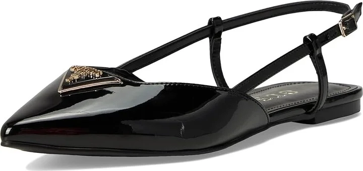 GUESS Bemas Women's Flat Shoes Black : 10 M, Leather - Image 5
