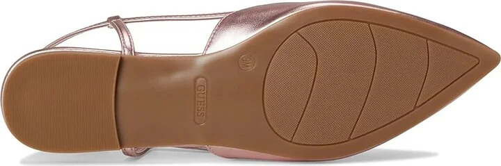 GUESS Bemas Women's Flat Shoes Pink : 6.5 M, Leather - Image 3