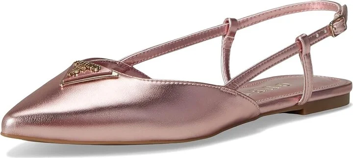 GUESS Bemas Women's Flat Shoes Pink : 6.5 M, Leather - Image 5