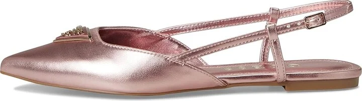 GUESS Bemas Women's Flat Shoes Pink : 6.5 M, Leather - Image 6