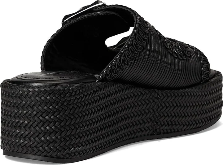 GUESS Binks Women's Wedge Shoes Black : 10 M, Rubber - Image 4